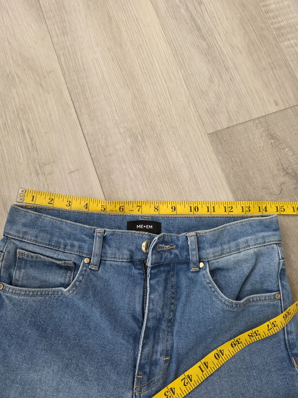 ME+EM Straight Leg Light Wash Jeans Women’s Size 26 - Picture 6 of 15